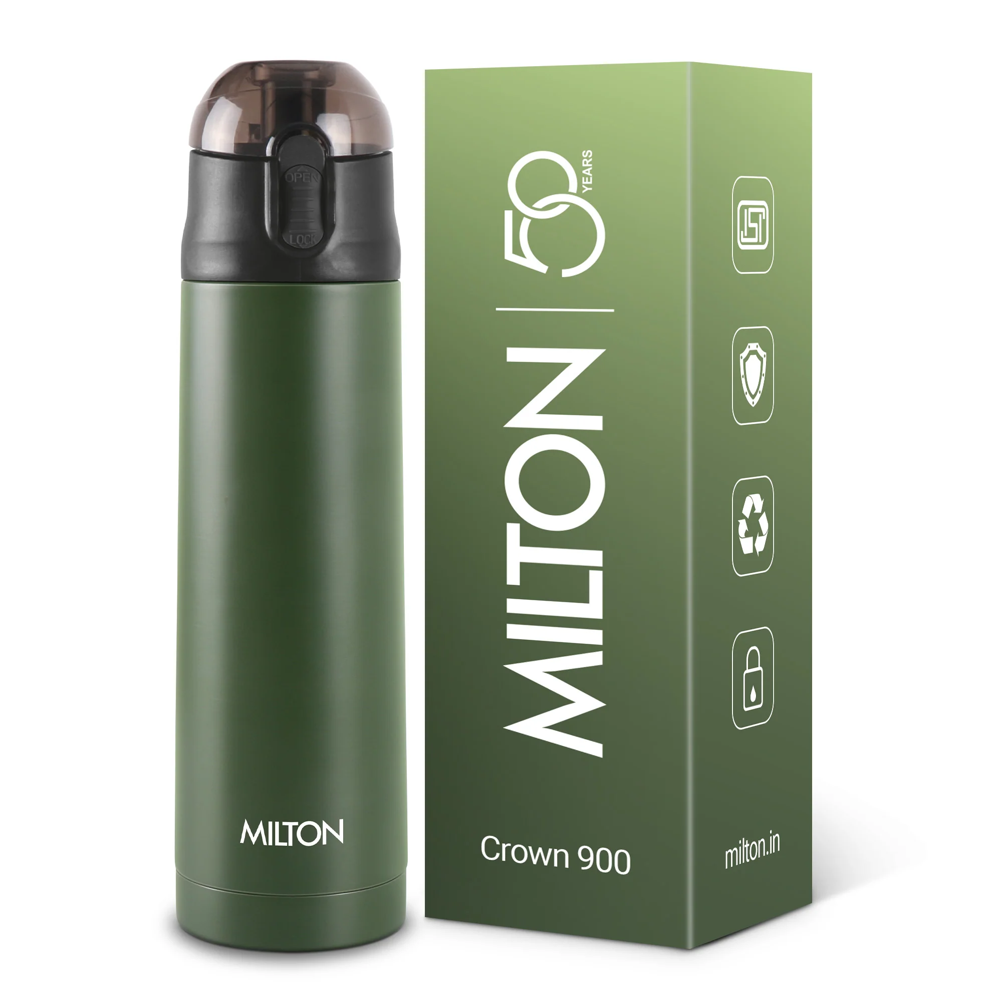 3D Personalized Crown Thermosteel Bottle (Milton) - Image 8