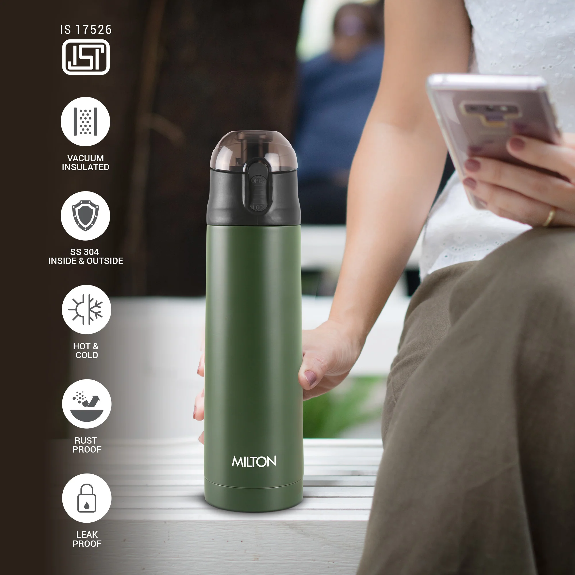 3D Personalized Crown Thermosteel Bottle (Milton) - Image 9