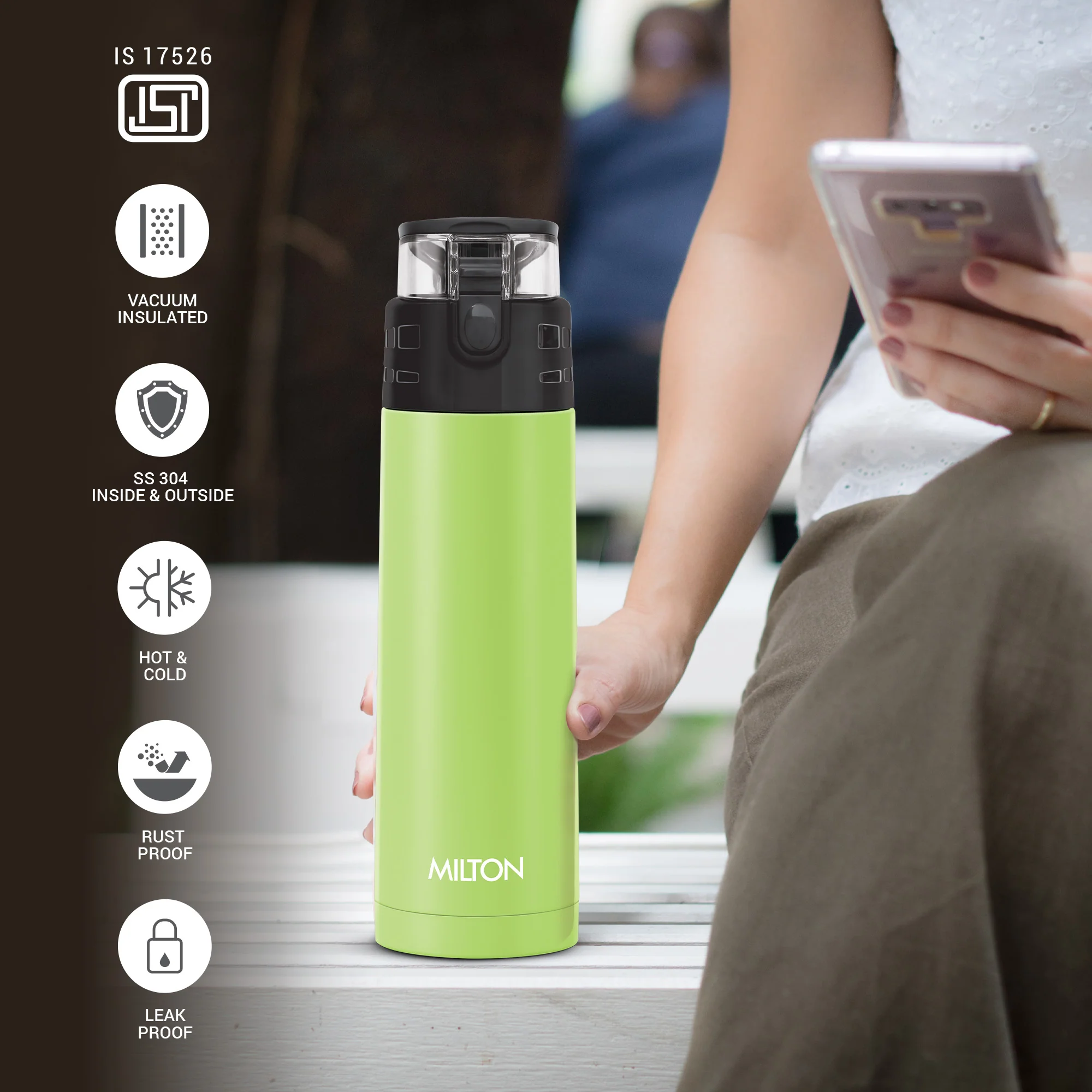Atlantis Thermosteel Water Bottle (Milton) - Image 10