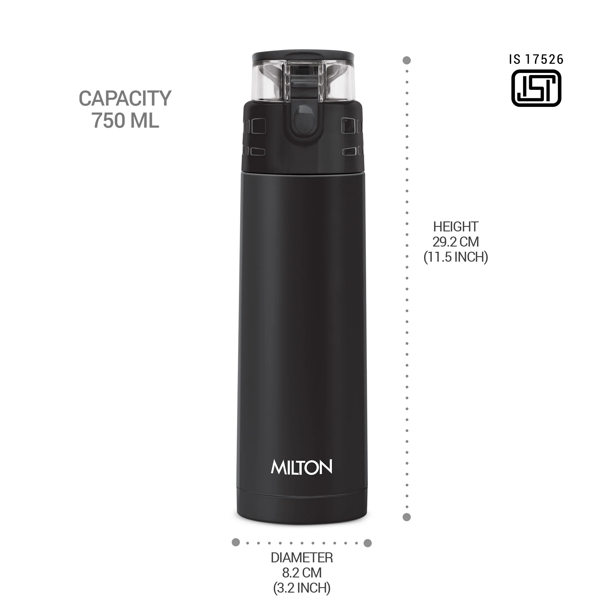 Atlantis Thermosteel Water Bottle (Milton) - Image 3