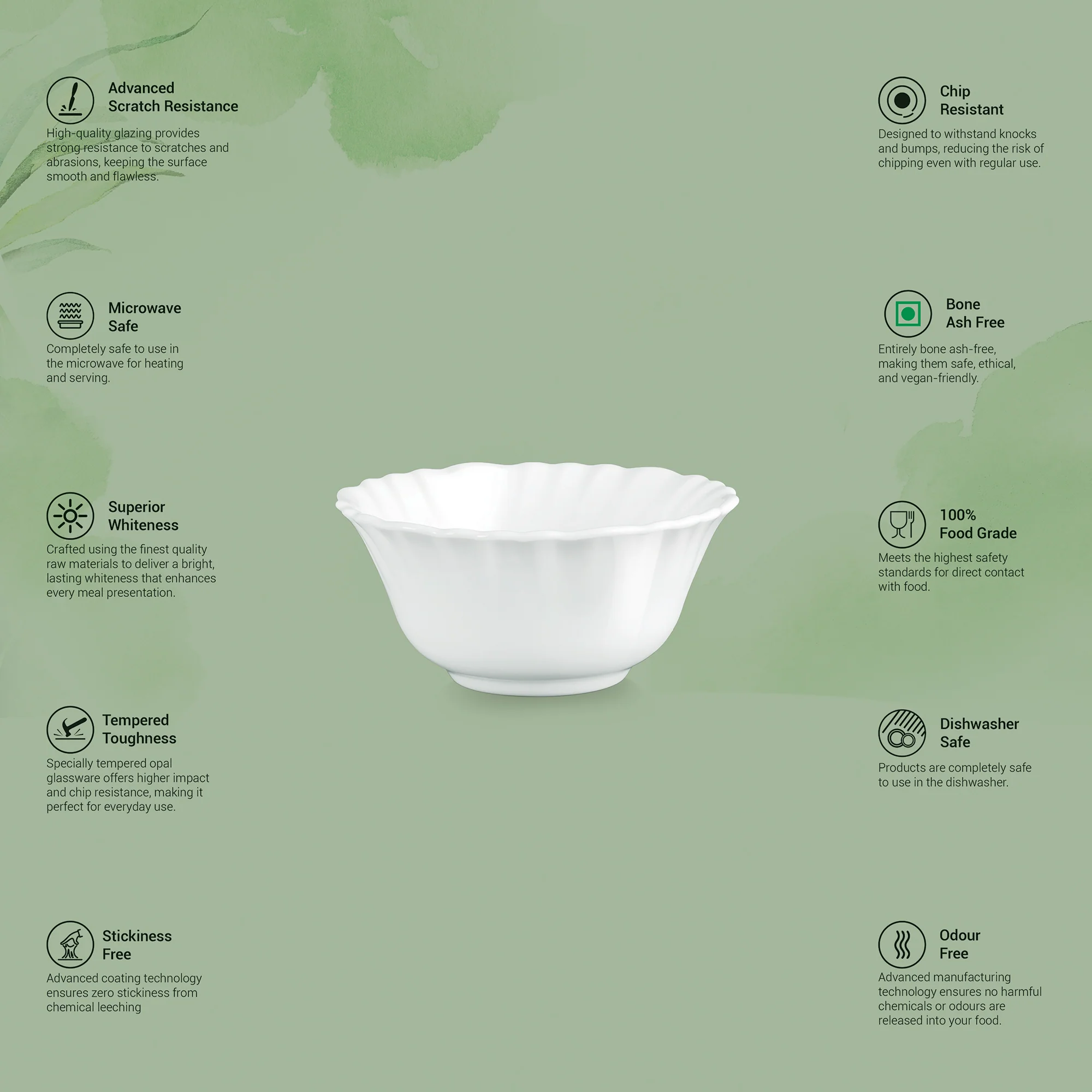 Aurelia Collection 6 Pcs Bowl Set - PALMA (Treo By Milton) - Image 2