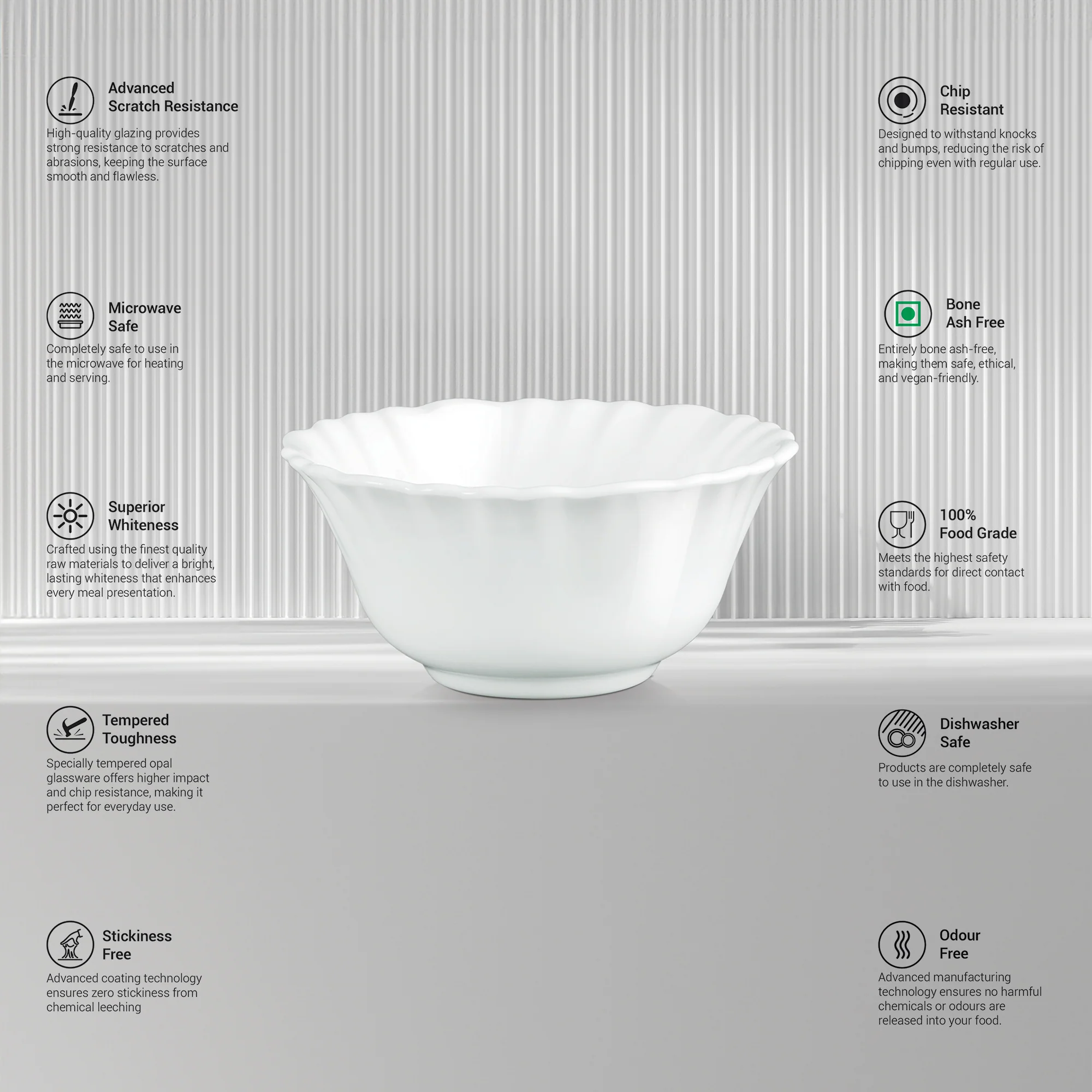Aurelia Collection 6 Pcs Bowl Set - (Treo By Milton) - Image 2