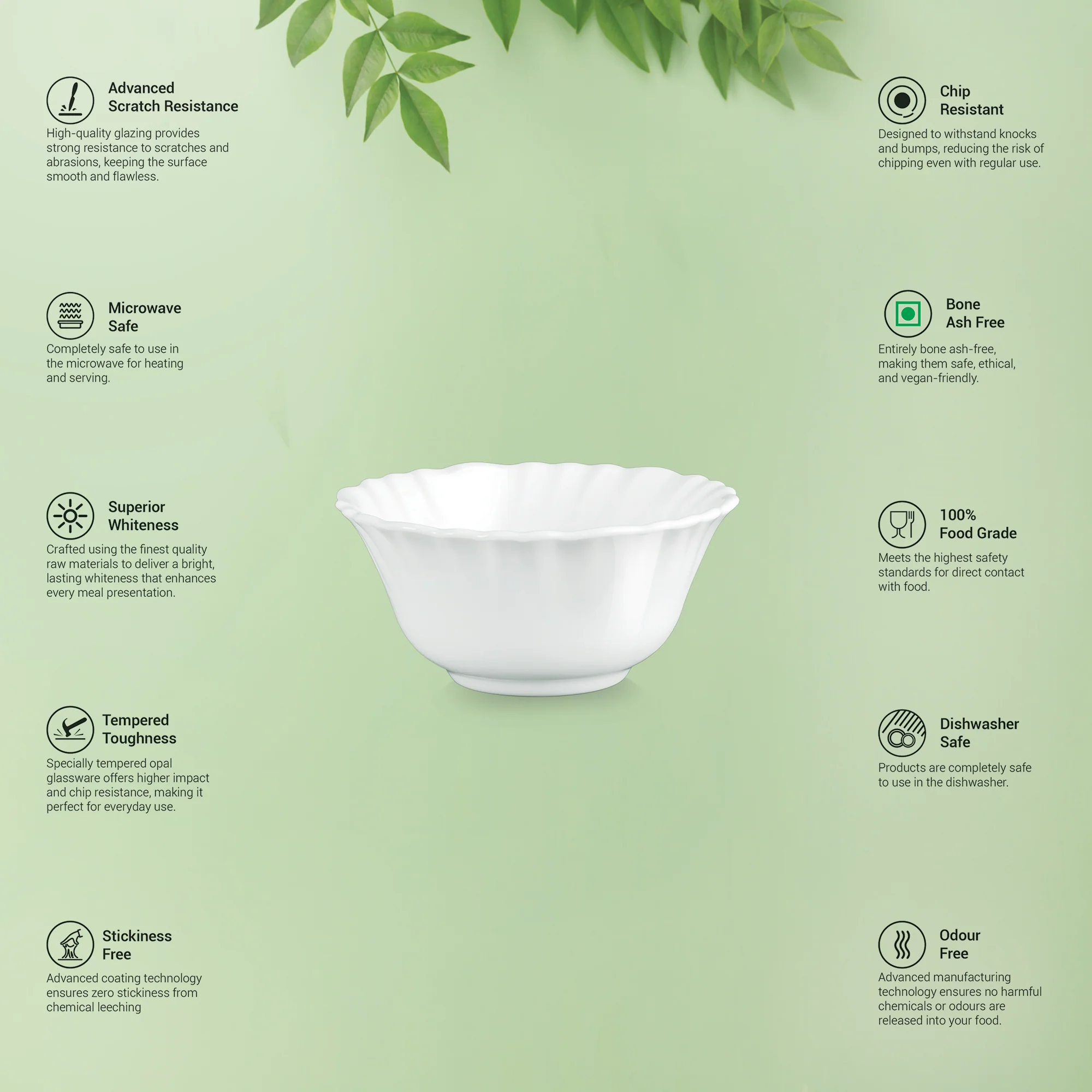 Aurelia Collection 6 Pcs Bowl Set - VERDINIA (Treo By Milton) - Image 2