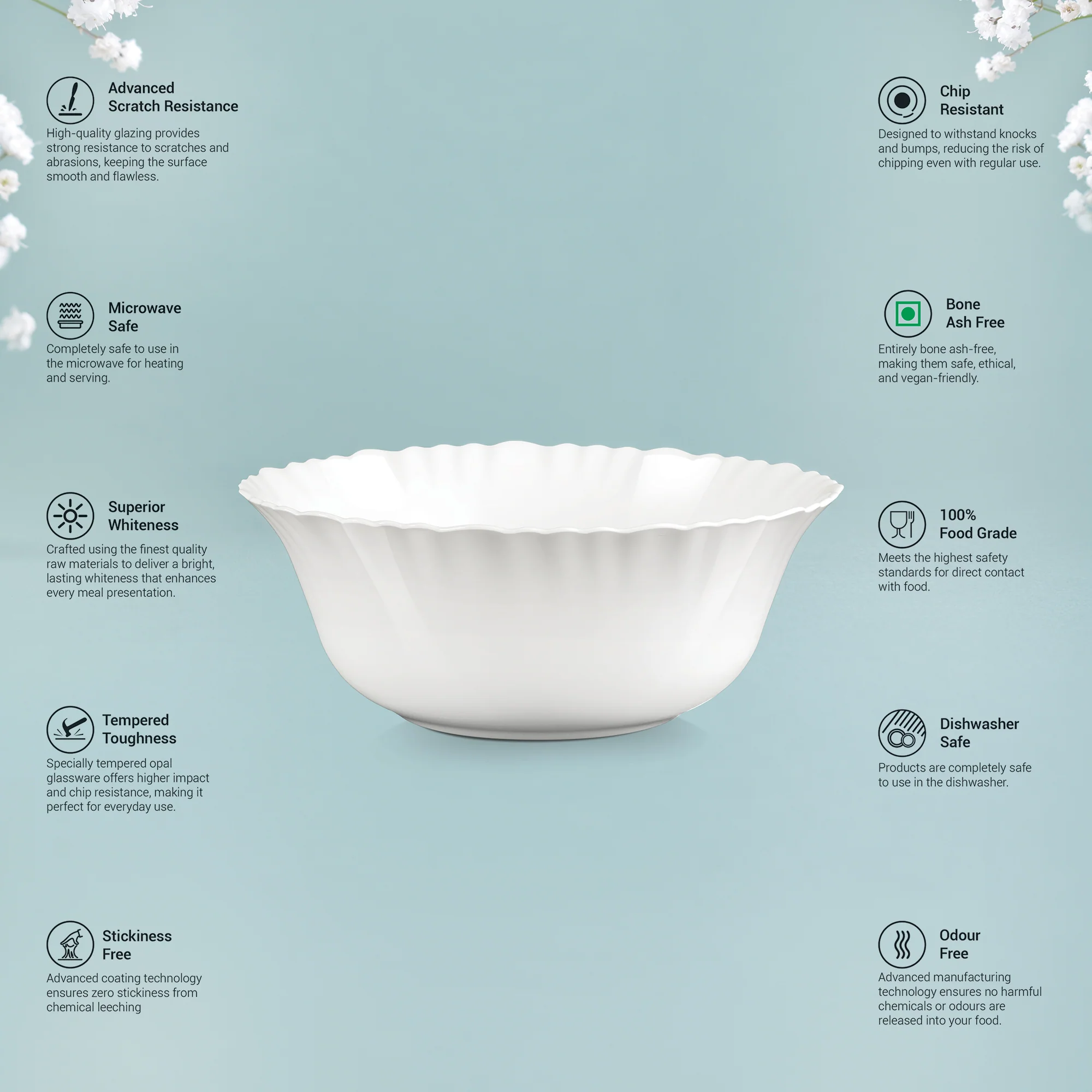 Aurelia Collection Serving Bowl 1 Pc - MUREL (Treo by Milton) - Image 2