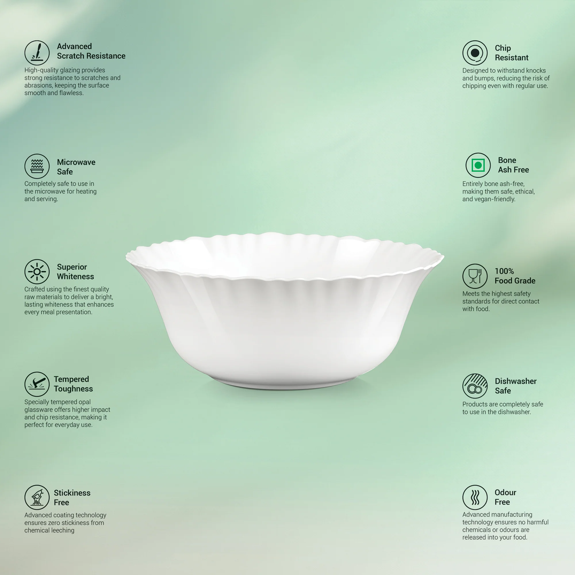 Aurelia Collection Serving Bowl 1 Pc - SAVIRA (Treo by Milton) - Image 2