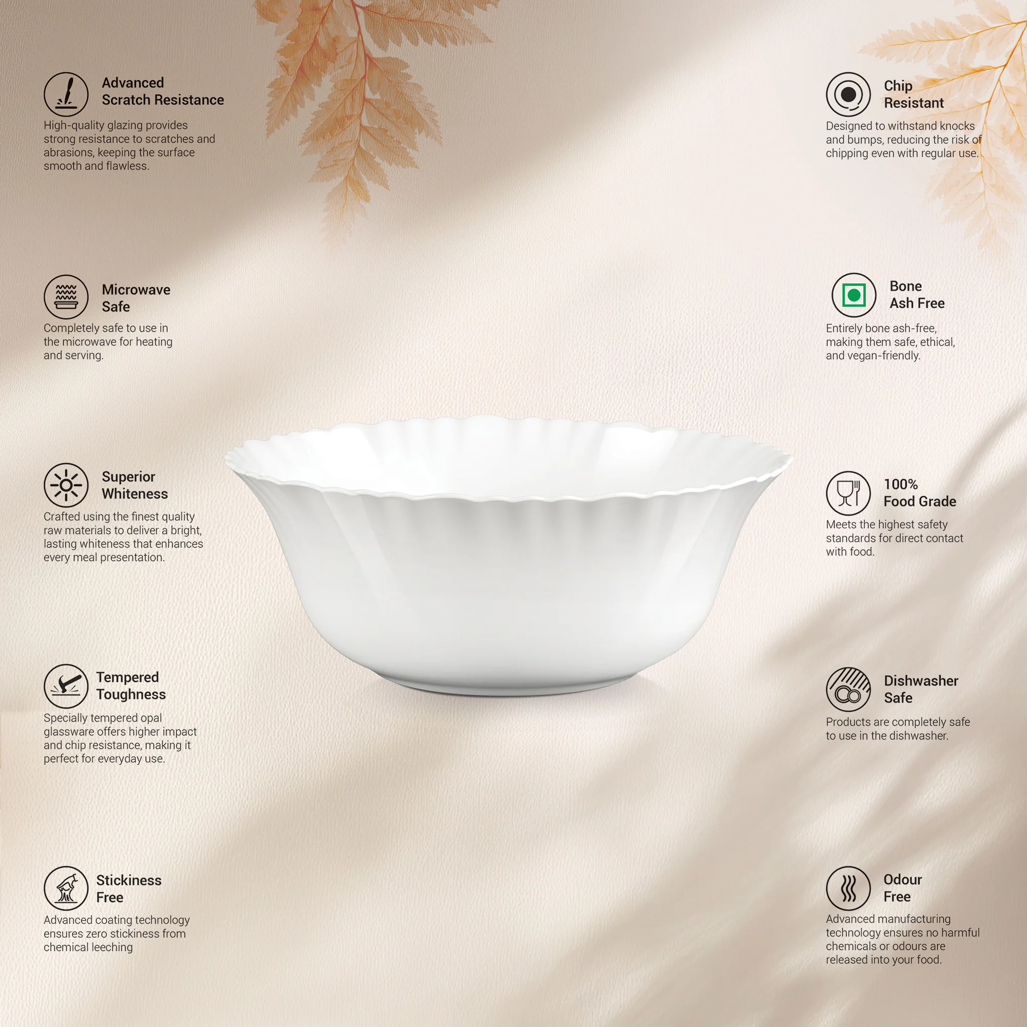 Aurelia Collection Serving Bowl 1 Pc - SILVIA (Treo by Milton) - Image 2