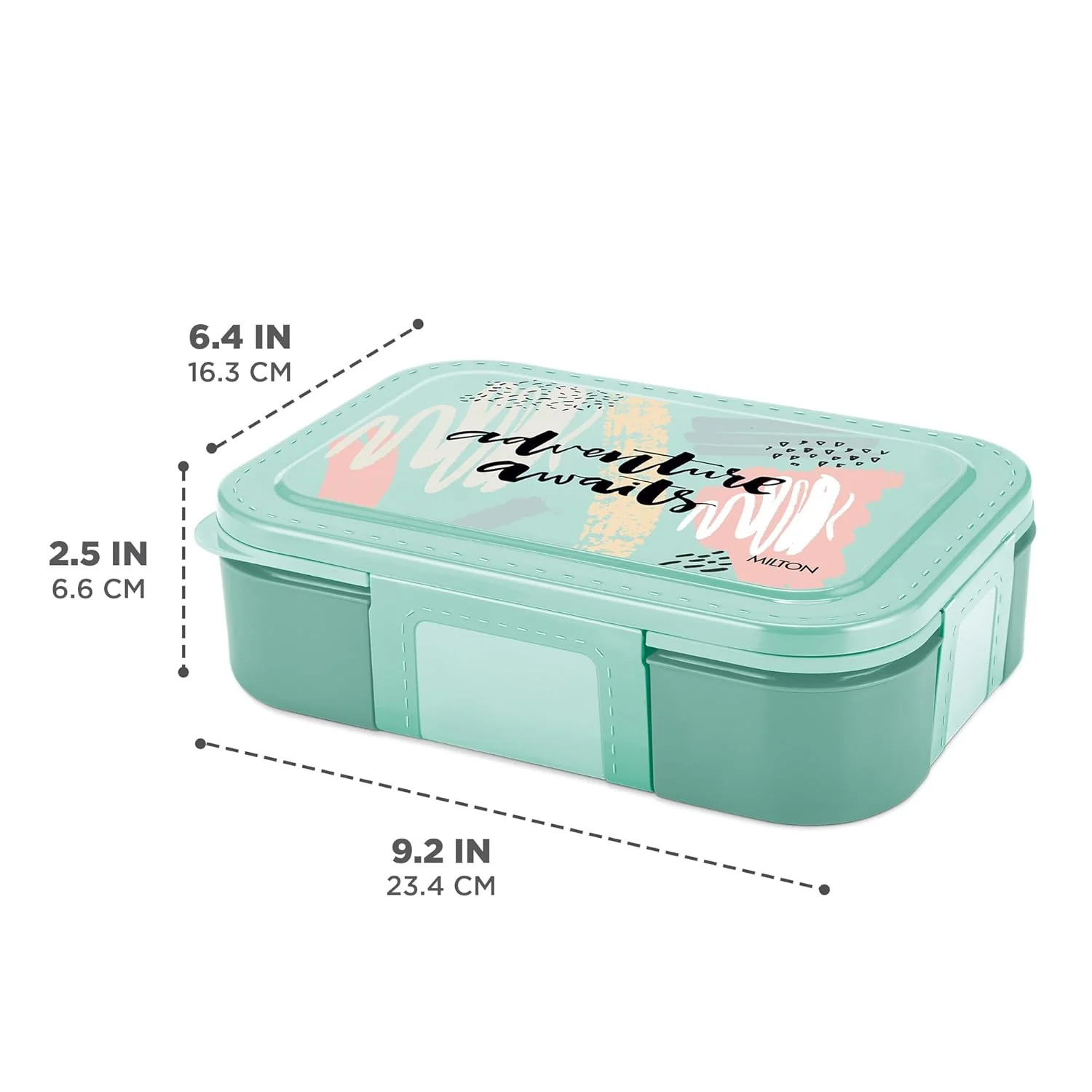Bravo 2 Steel Thermoware Lunchbox (Milton) - Image 3