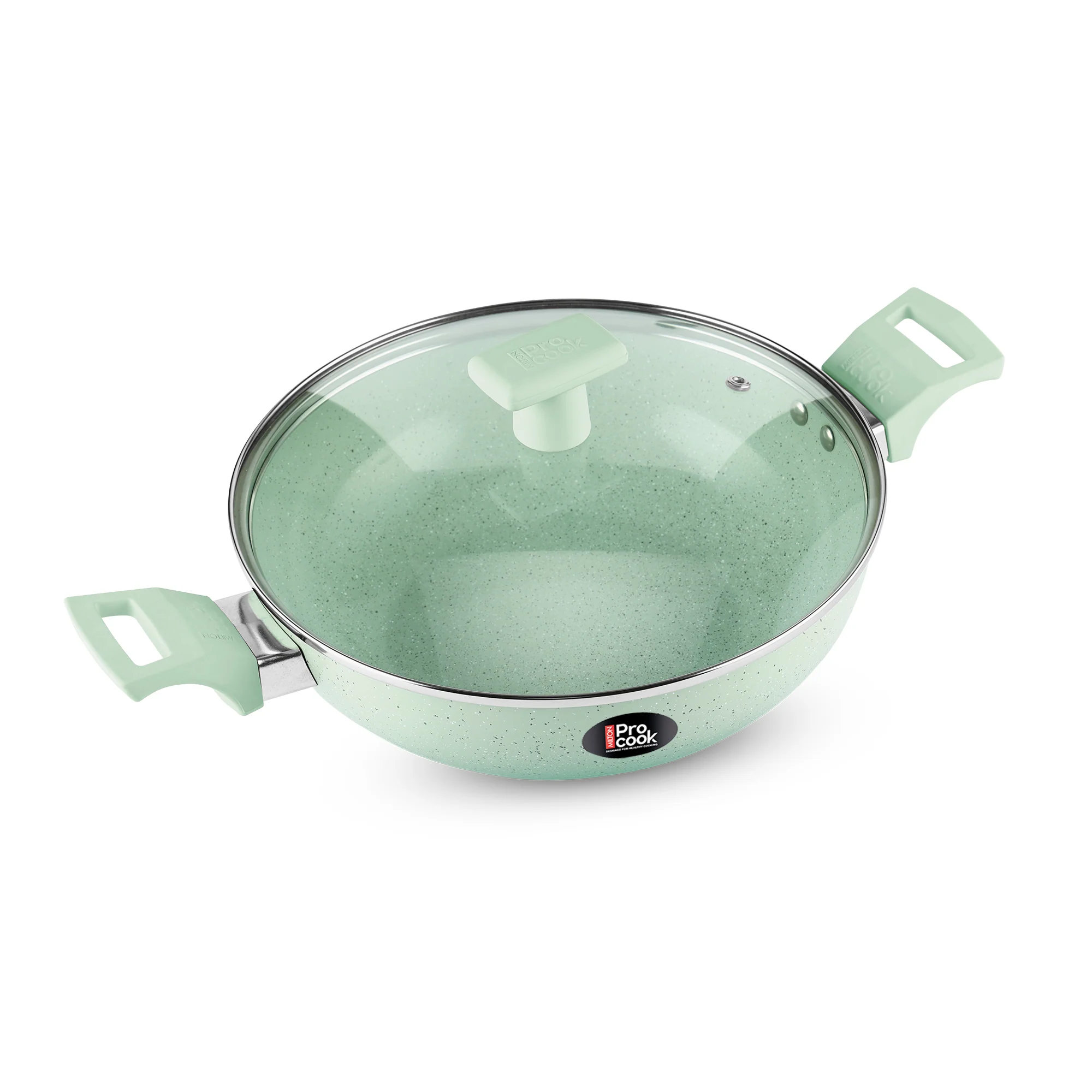Ceramic Kadhai With Lid (Procook by Milton)