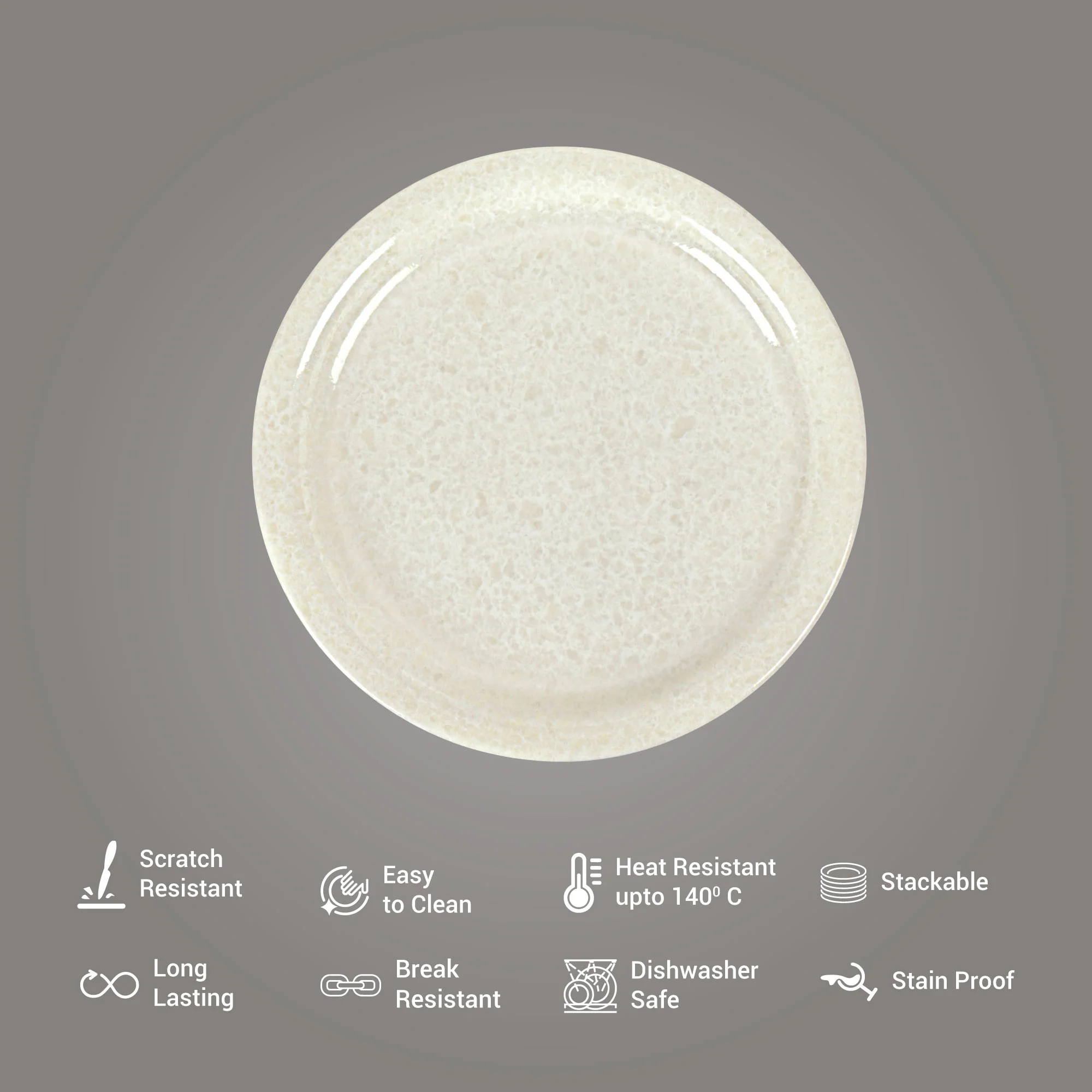 Lissome Dinner Set - Terrosoivory (Melamine) - Image 2
