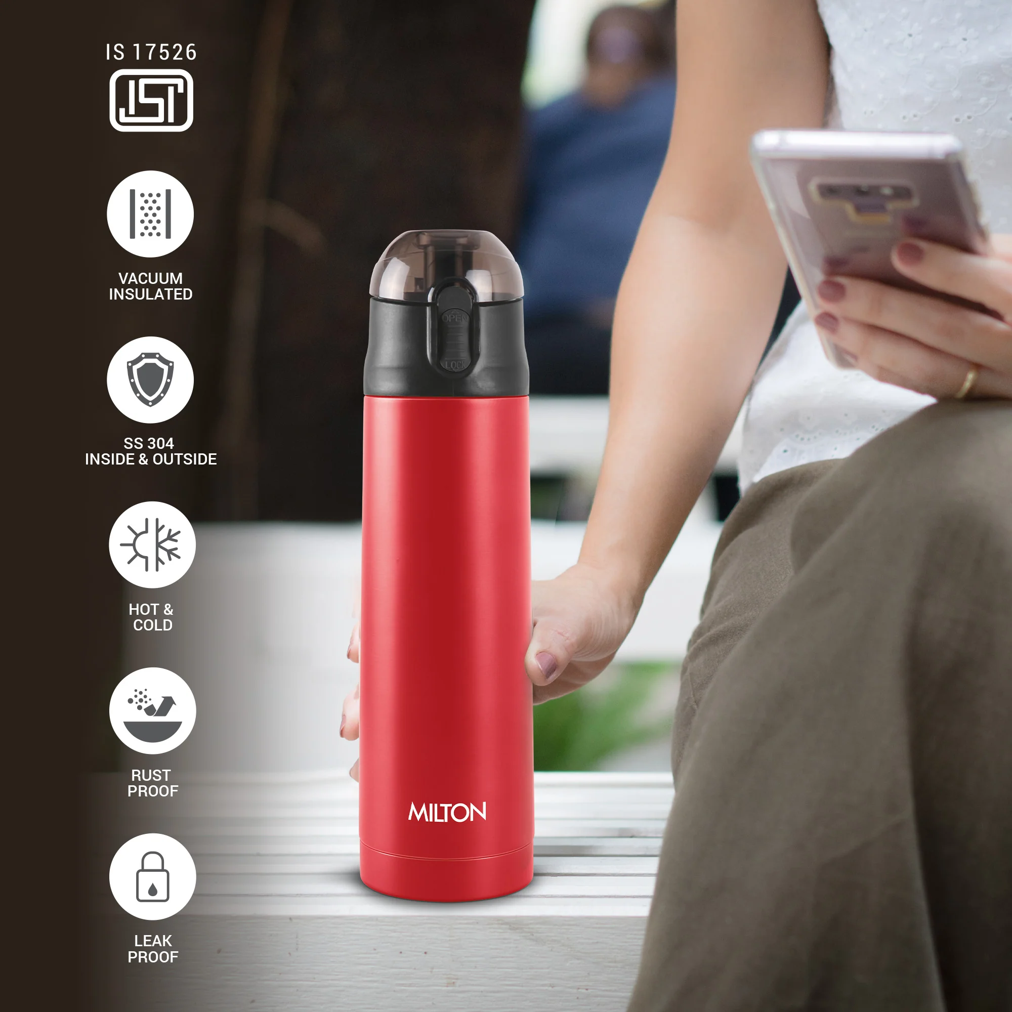 Personalized Crown Thermosteel Bottle (Milton) - Image 17